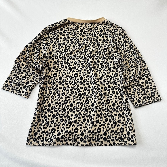 Yidarton Women’s Leopard Print 3/4 Sleeve T-Shirt Top Size Large - Picture 6 of 6